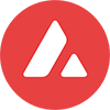 Avalanche blockchain network logo