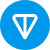 Toncoin (TON) cryptocurrency logo